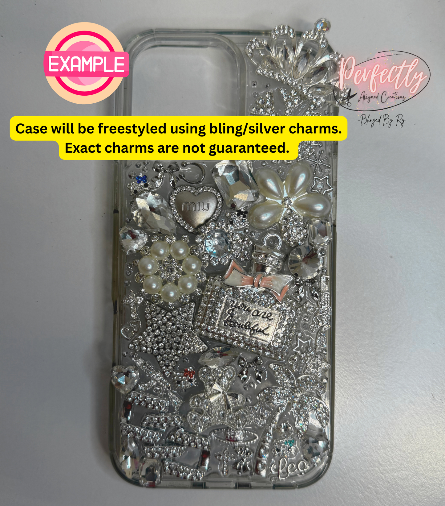 Freestyle Silver Bling Phone Case