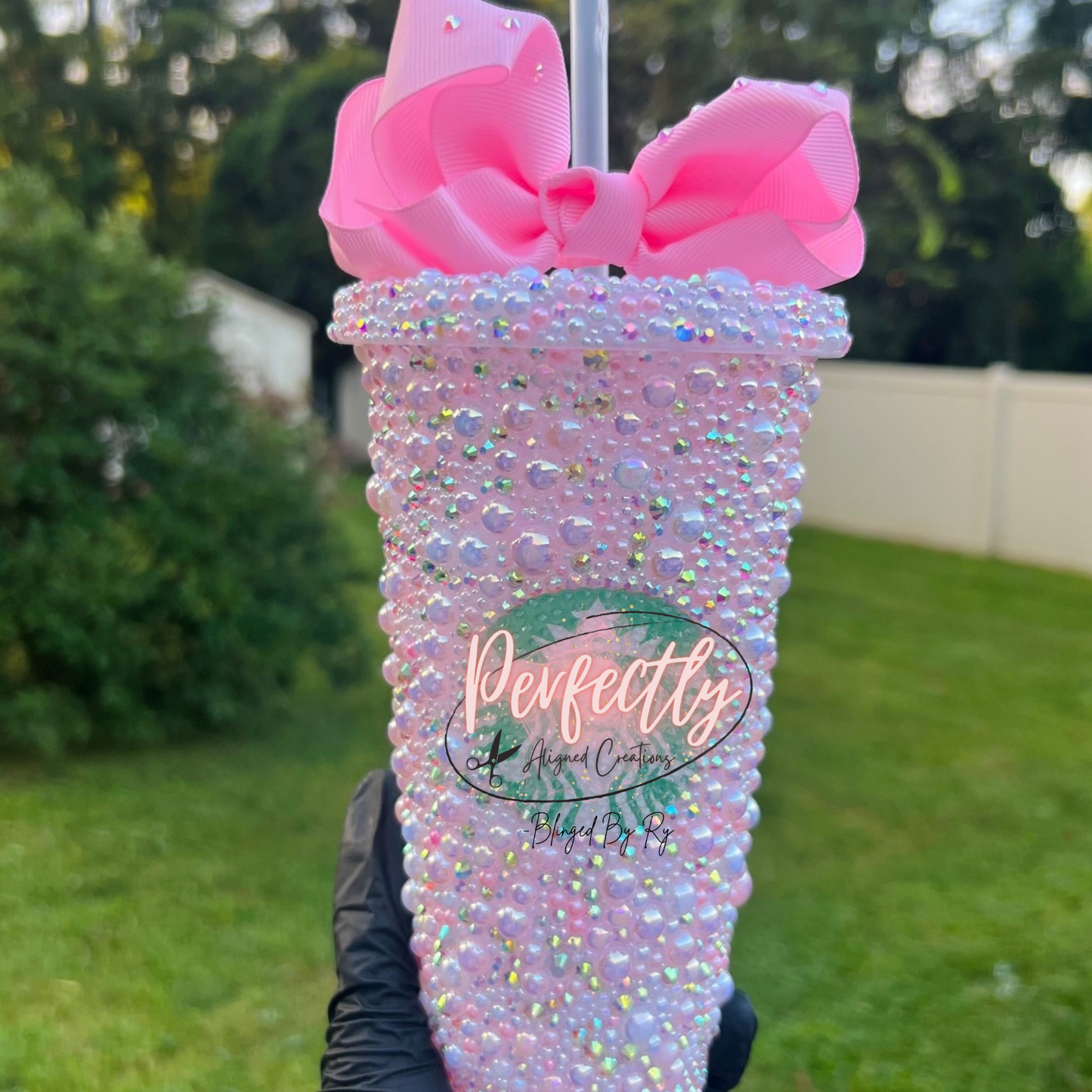 Light Pink Bling Cup