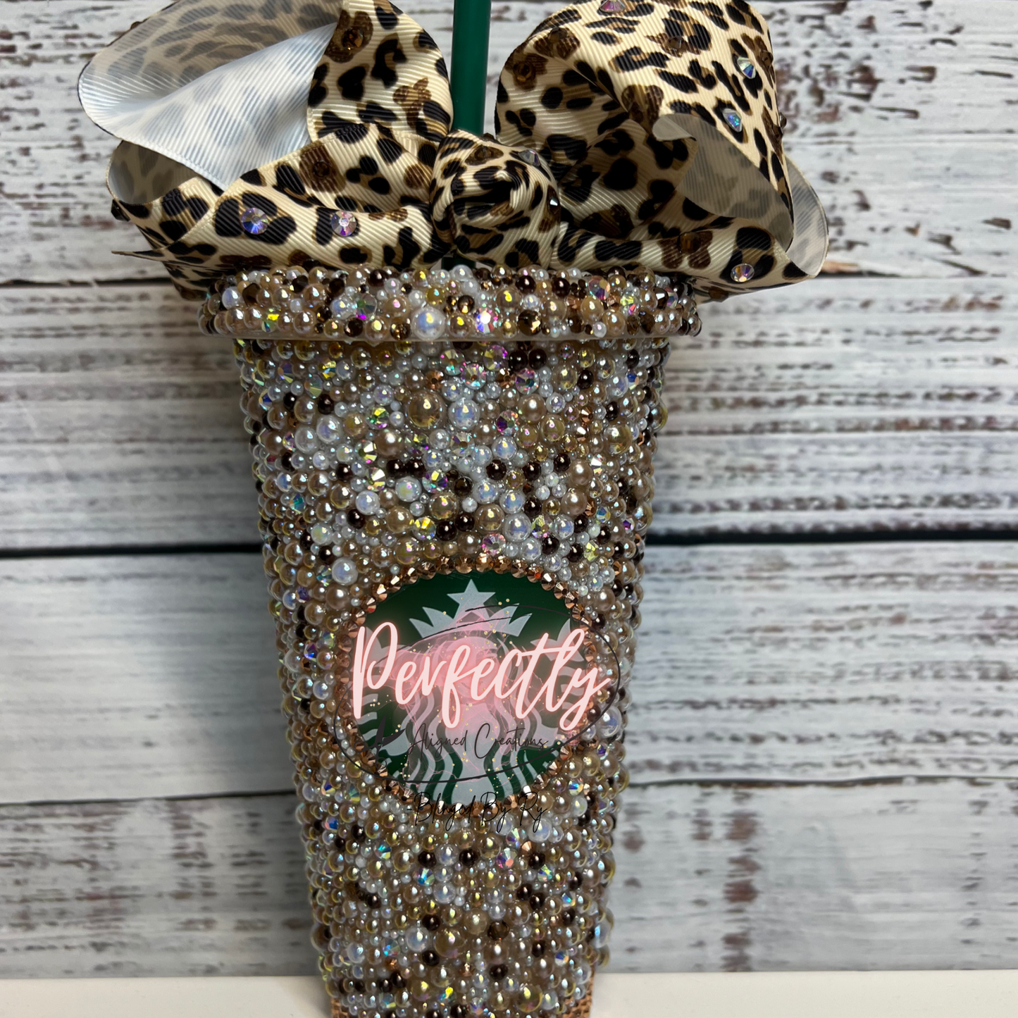 Cheetah Bling Cup