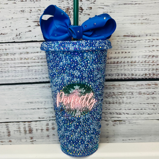 Blue Bling Cup