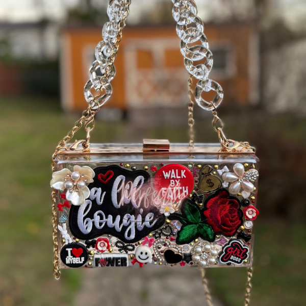 Bougie Themed Junk Purse (1 side)