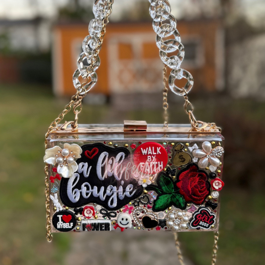 Bougie Themed Junk Purse (1 side)