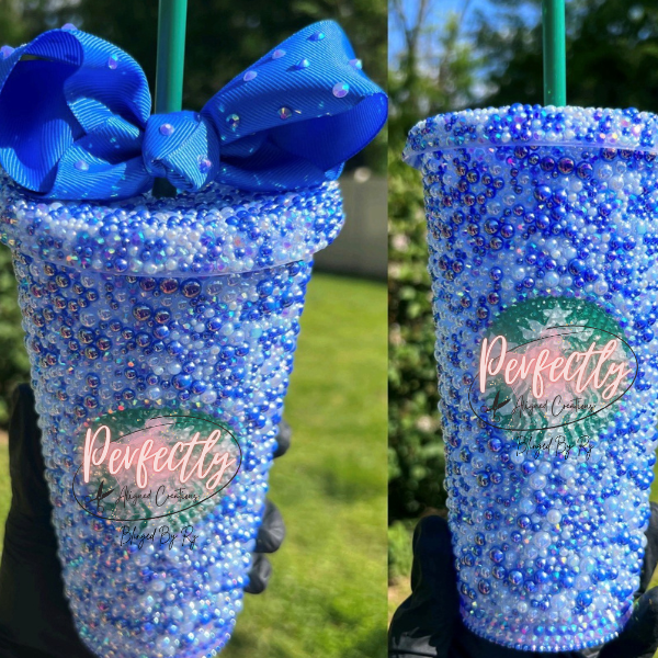 Blue Bling Cup