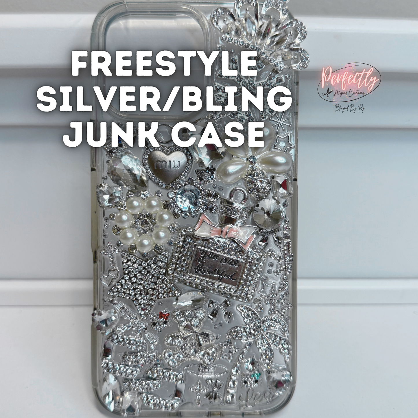 Freestyle Silver Bling Phone Case
