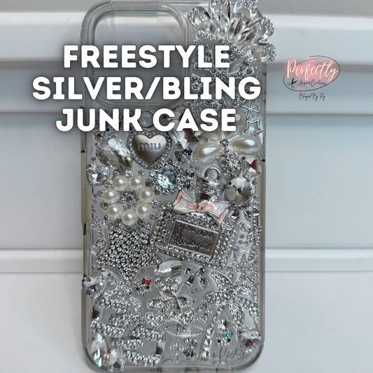 Freestyle Silver Bling Phone Case