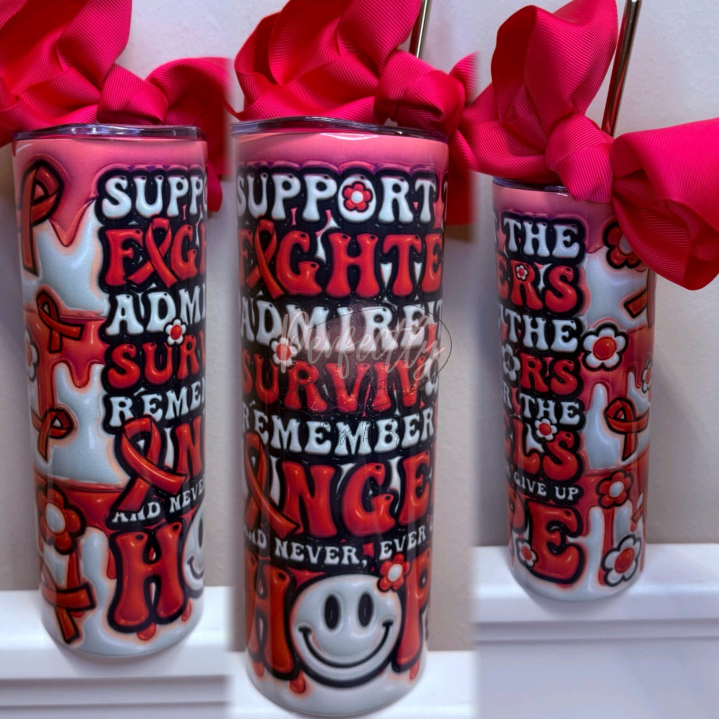 Breast Cancer Awareness Tumbler - Ready To Ship