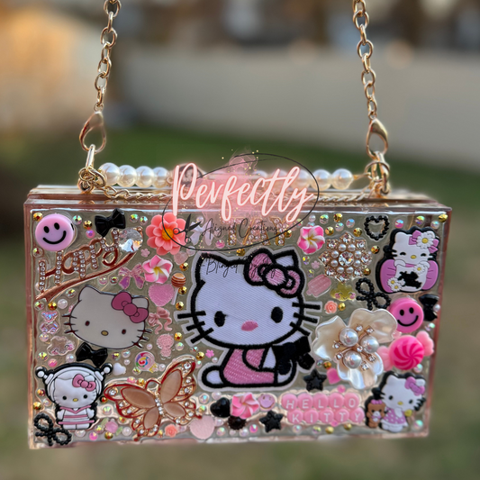 Pink HK Themed Junk Purse (1 side)