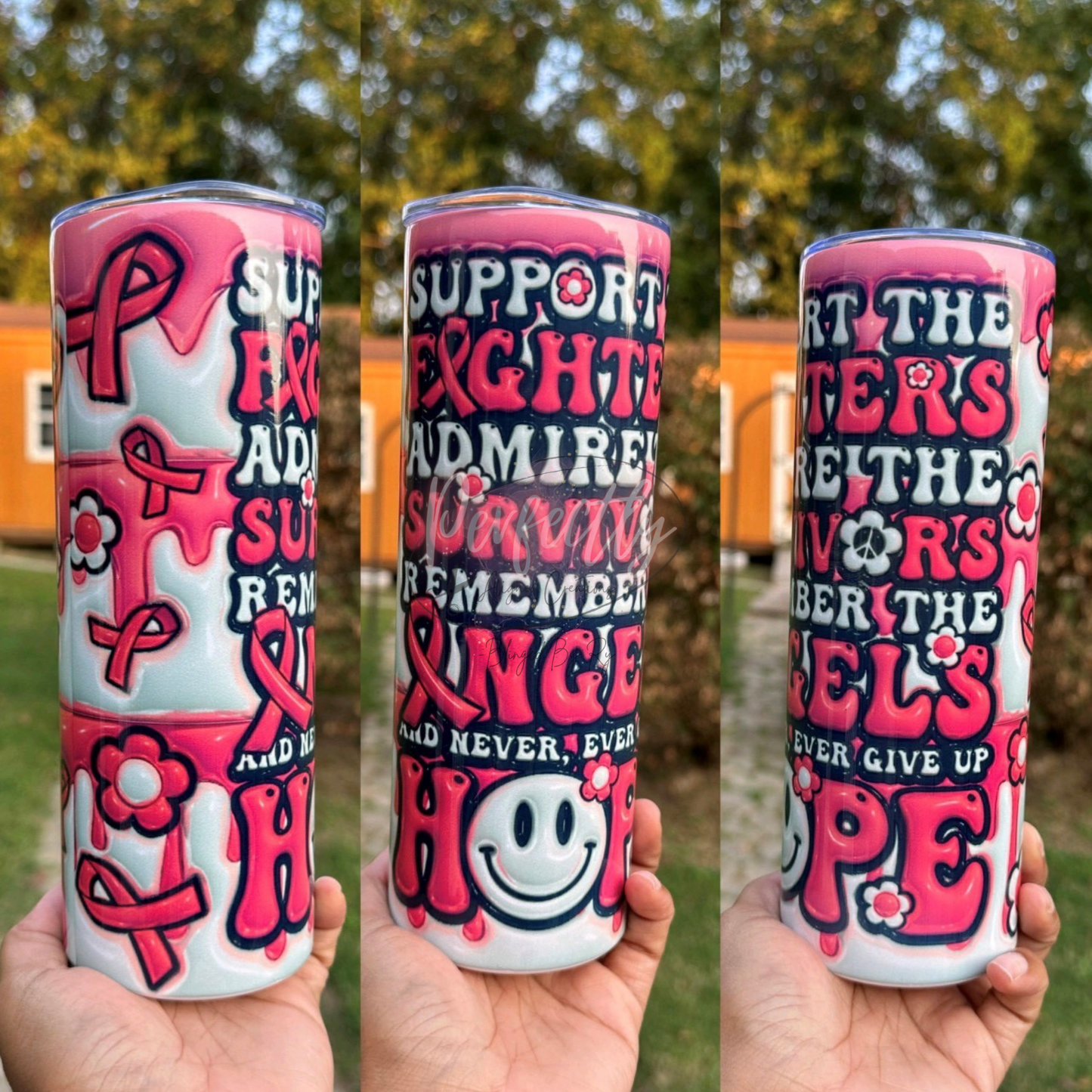 Breast Cancer Awareness Tumbler - Ready To Ship